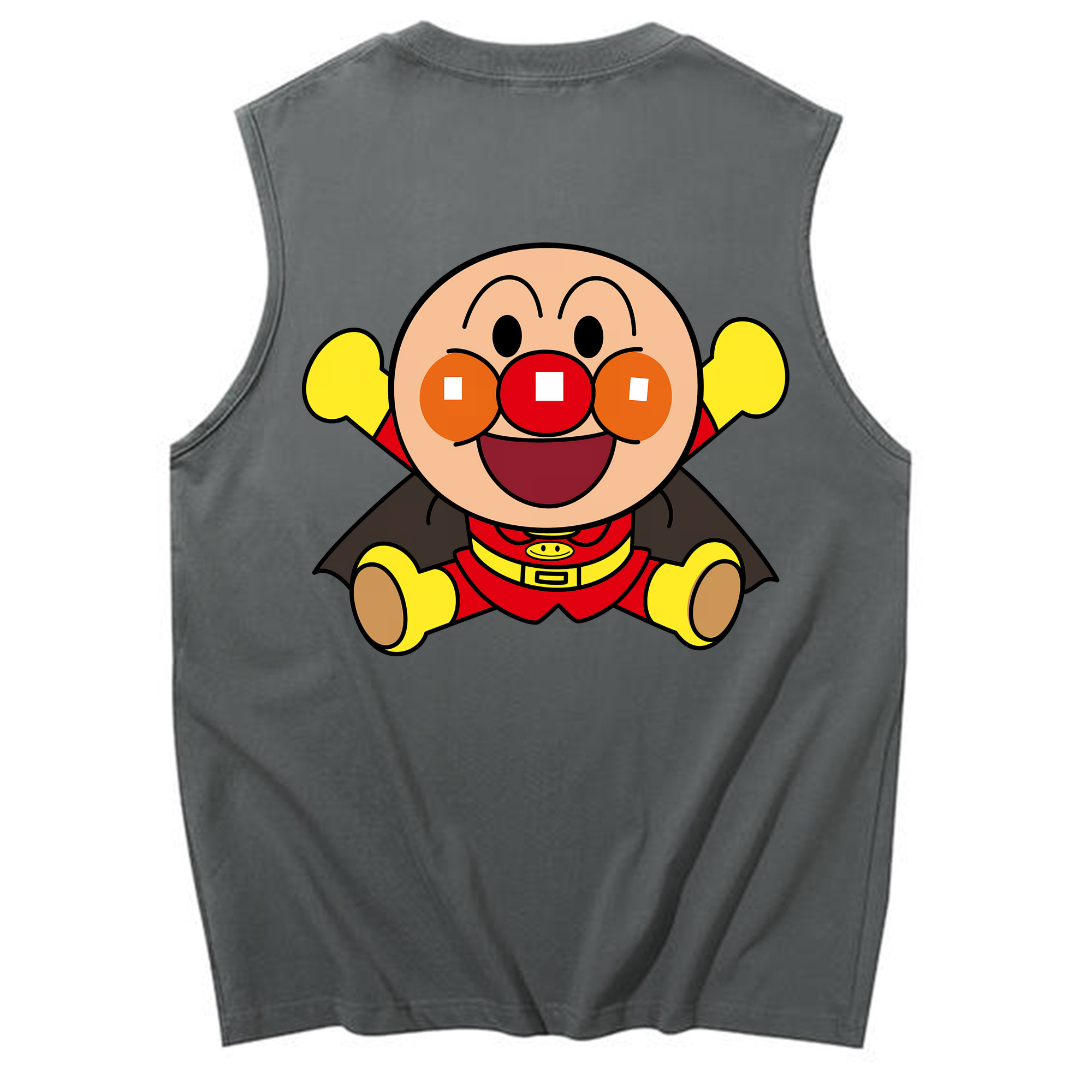 （画像用） アンパンマン Anpanman コットン100％タンクトップ（背面プリント）